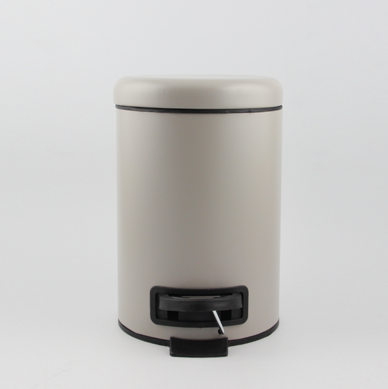 Metal pedal bin