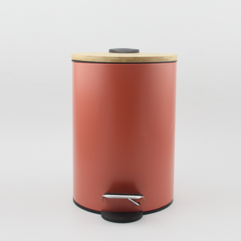 Metal pedal bin product view