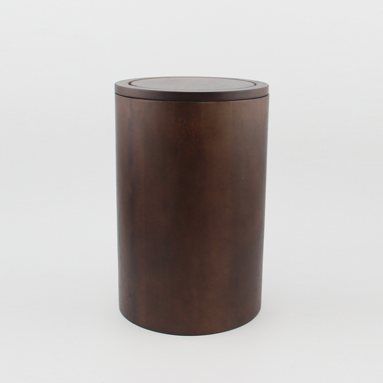 Bamboo&metal Bin