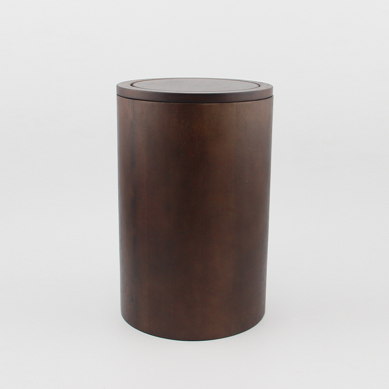 Bamboo&metal Bin