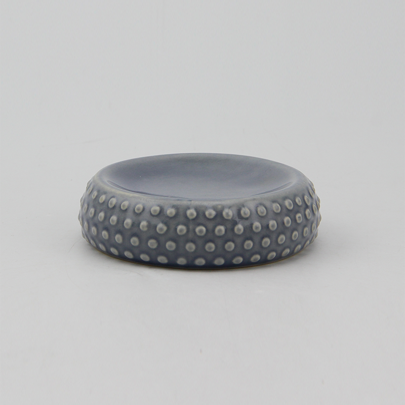 Polka dot soap dish product view