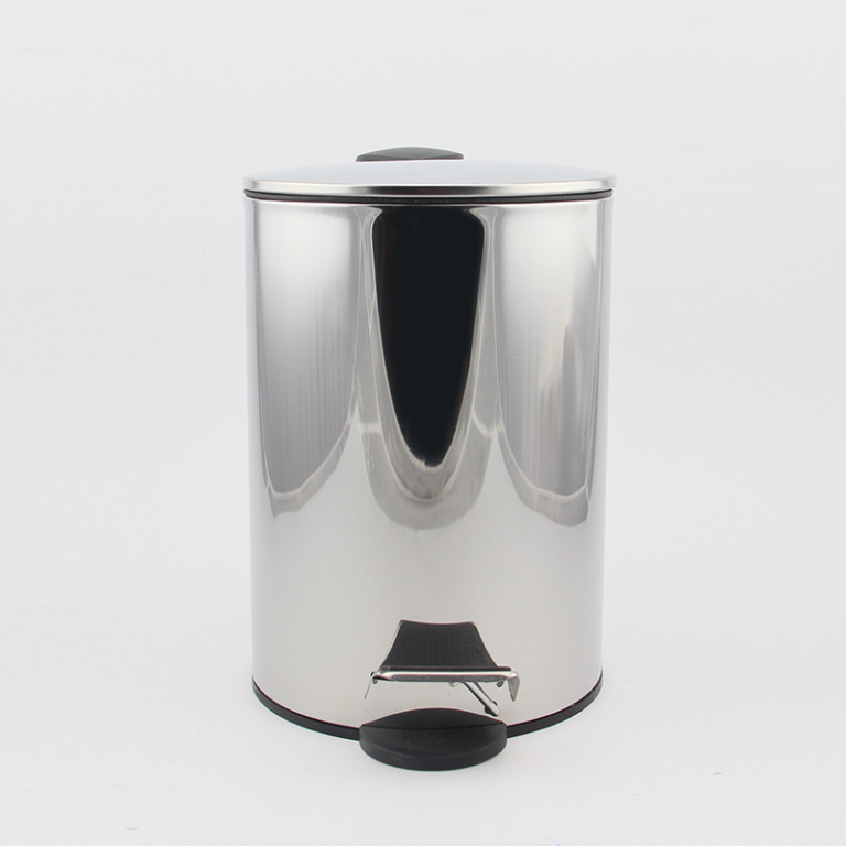 Metal pedal bin