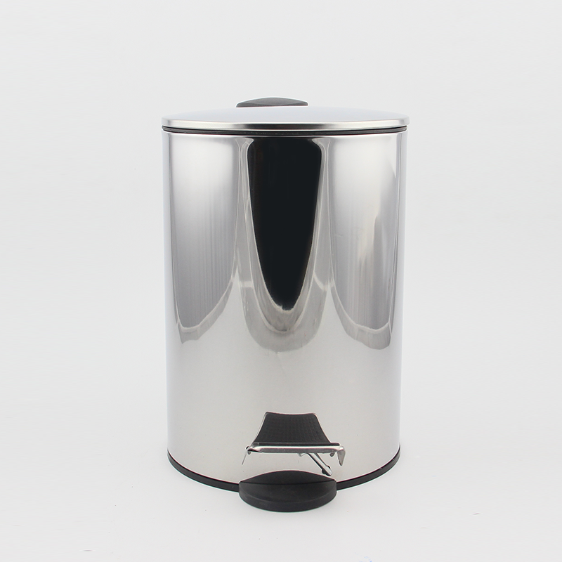 Metal pedal bin product view