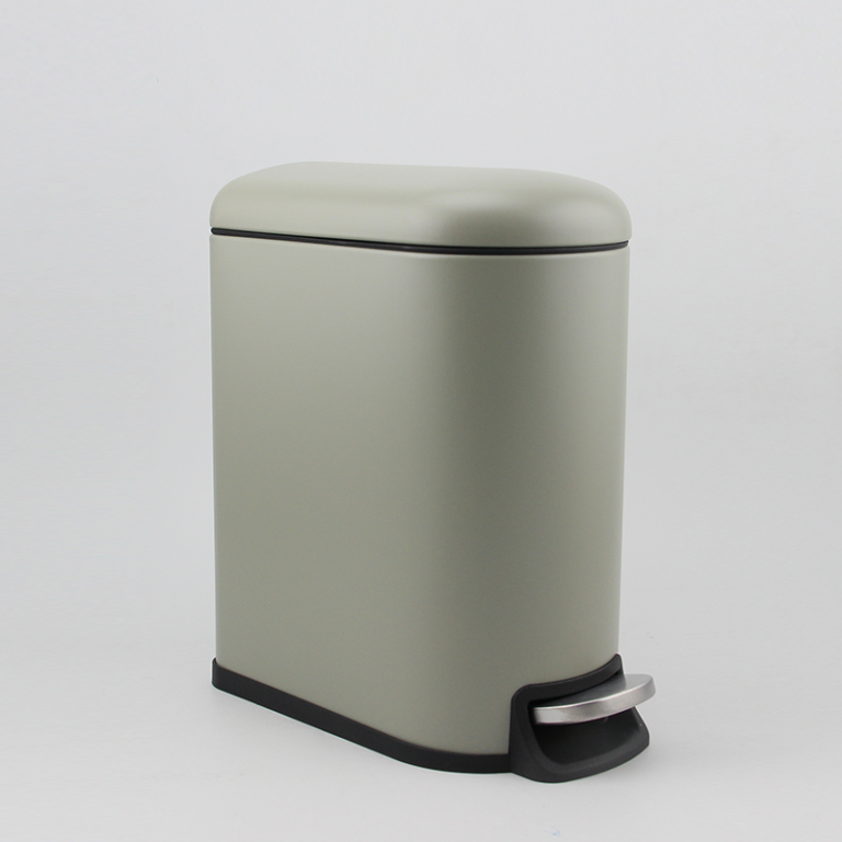 Metal pedal bin