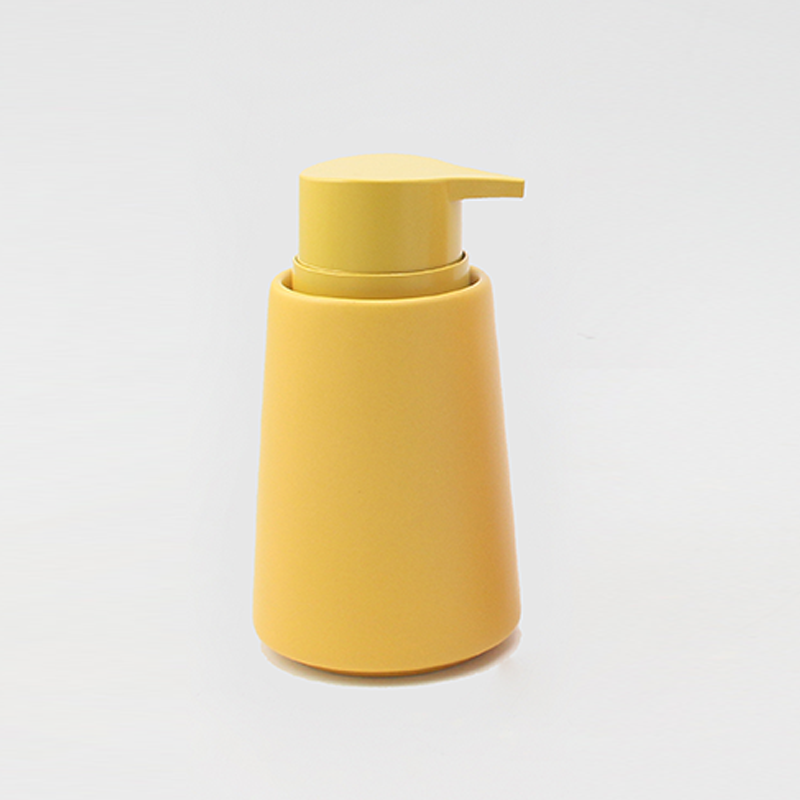 Plastic soap dispenser product view