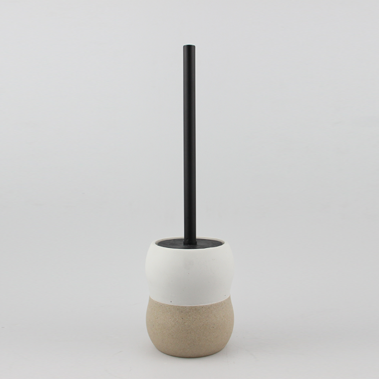 Color blocking gourd toilet brush holder
