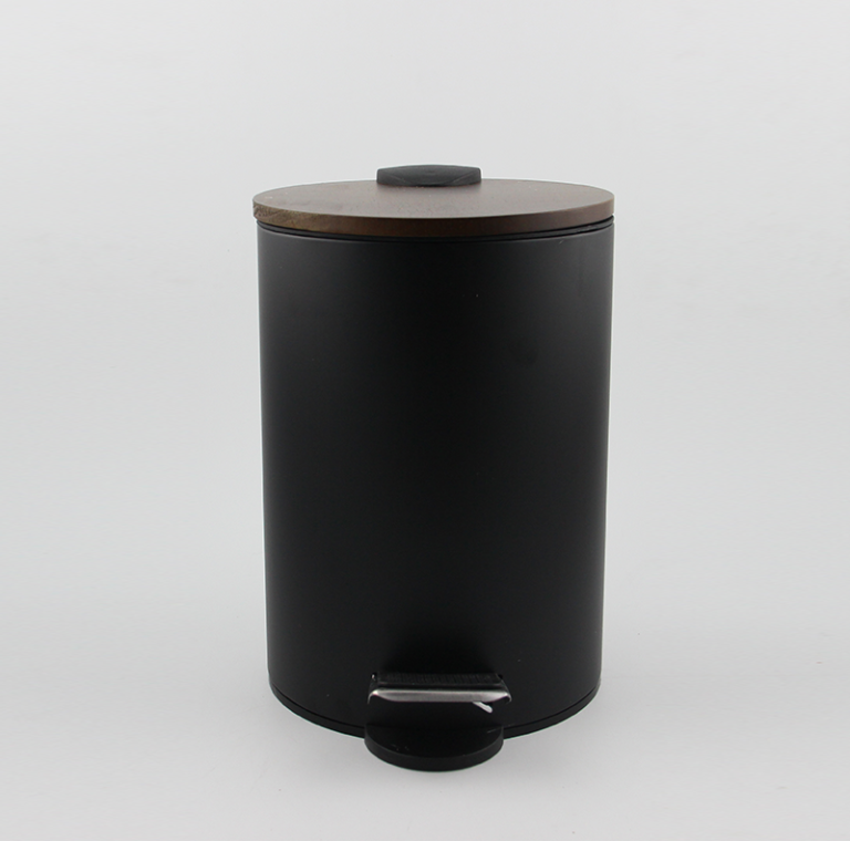 Metal pedal bin