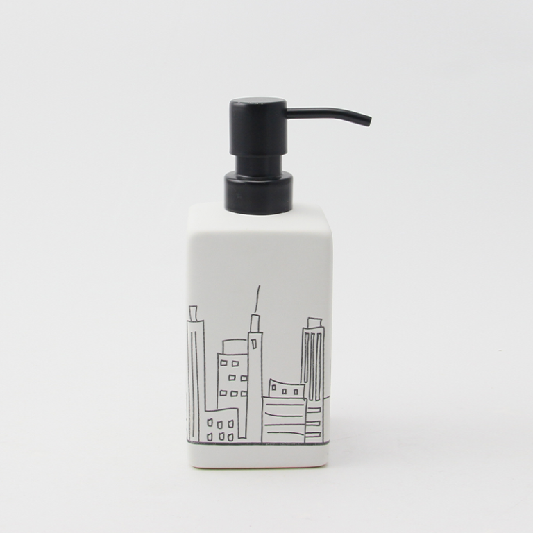 Pattern soap dispenser
