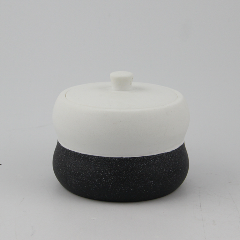Gourd color blocking storage jar