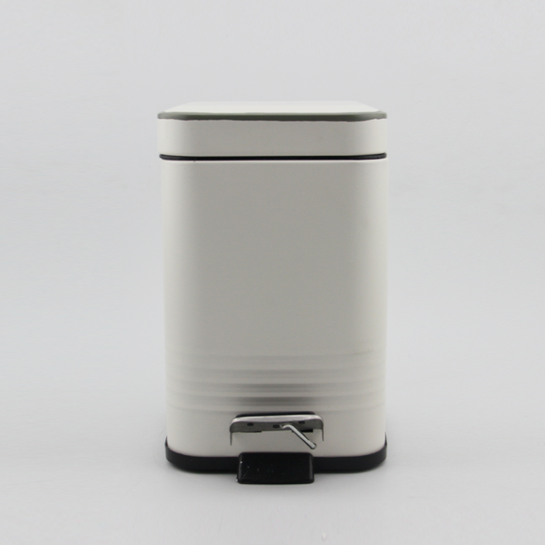 Metal pedal bin