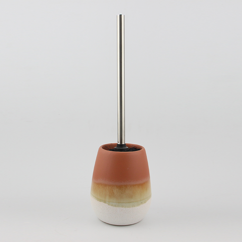 Color blocking toilet brush holder