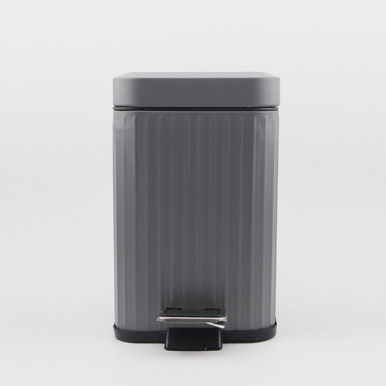 Metal pedal bin