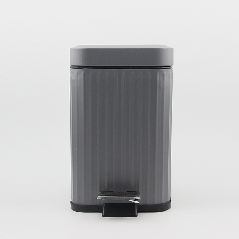 Metal pedal bin