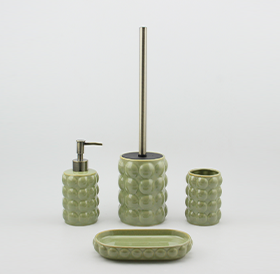 Beaded bathroom set