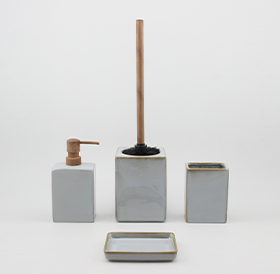 Light natural-style bathroom set