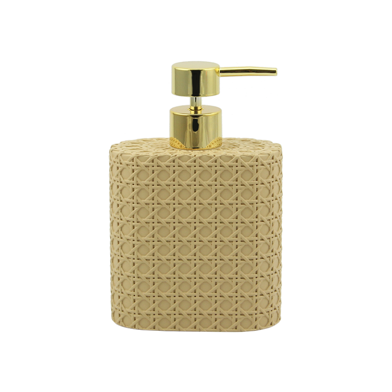 Woven-texture soap dispenser